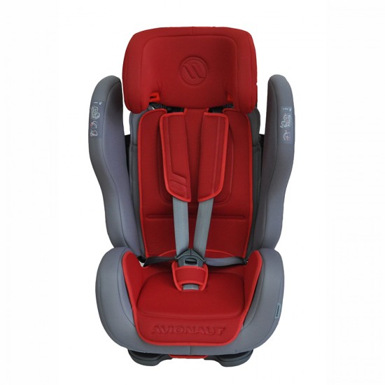 Автокресло Avionaut Evolvair Красный/цвет базы серый
