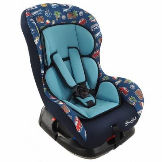 Автокресло BAMBOLA BAMBINO Путешествие Т.Синий/Бирюзовый