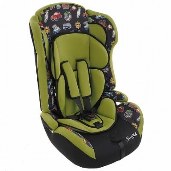 Автокресло BAMBOLA PRIMO Путешествие Черно/Зеленый