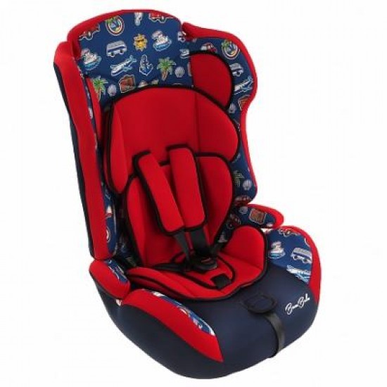 Автокресло BAMBOLA PRIMO Путешествие Т.Синий/Красный
