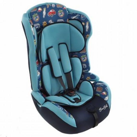 Автокресло BAMBOLA PRIMO Путешествие Т.Синий/Бирюзовый