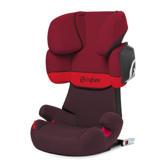 Автокресло Cybex Solution Solution X2-Fix Rumba Red красный