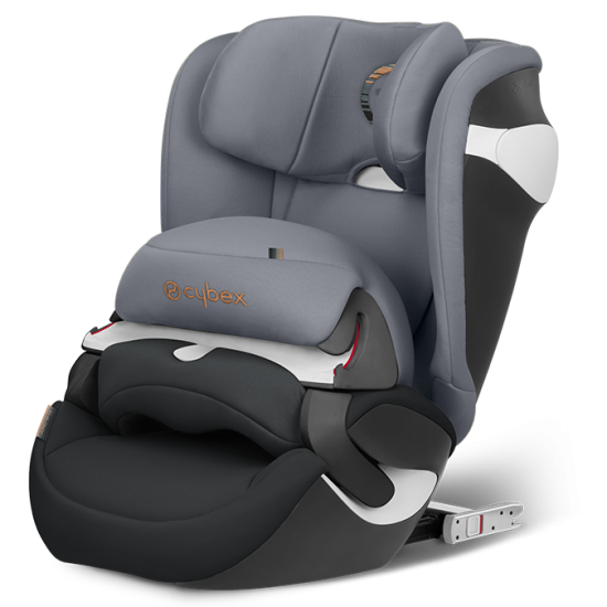 Автокресло Cybex Juno M-Fix Pepper Black Черный/Серый