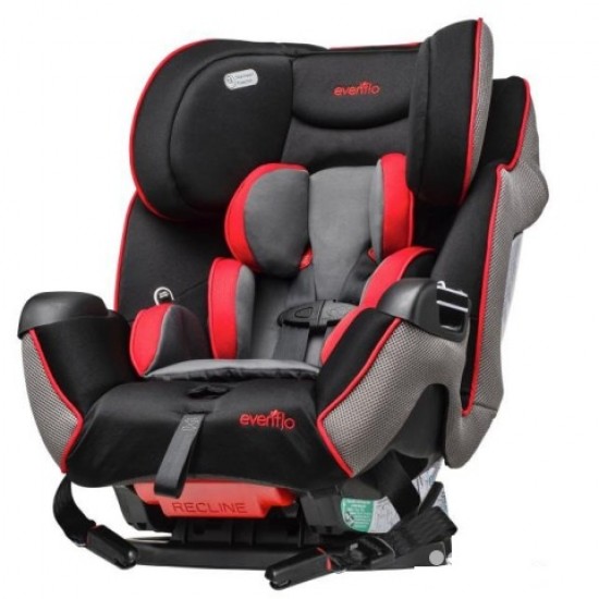 Автокресло Evenflo Symphony e3 LX Kronus Черный/Серый/Красный
