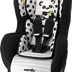 Автокресло NANIA Cosmo SP Animals Panda Grey