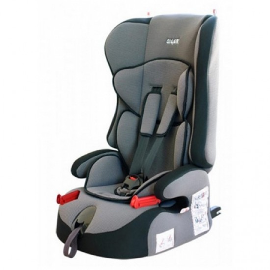 Автокресло Siger ПРАЙМ Isofix Серый
