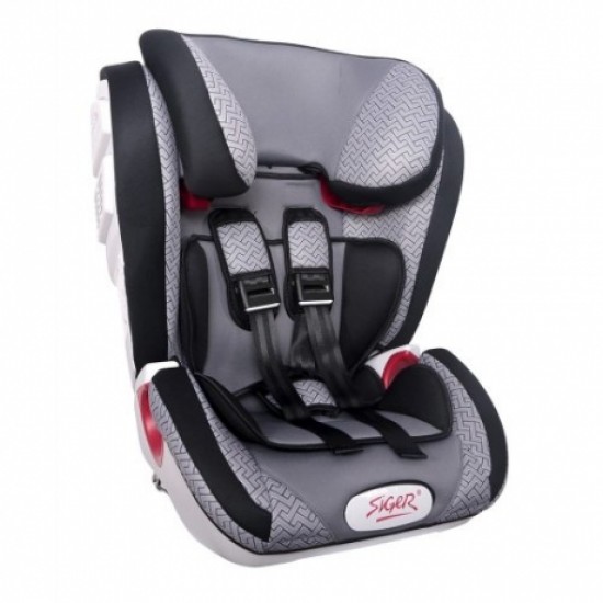 Автокресло Siger Индиго Isofix Серый лабиринт