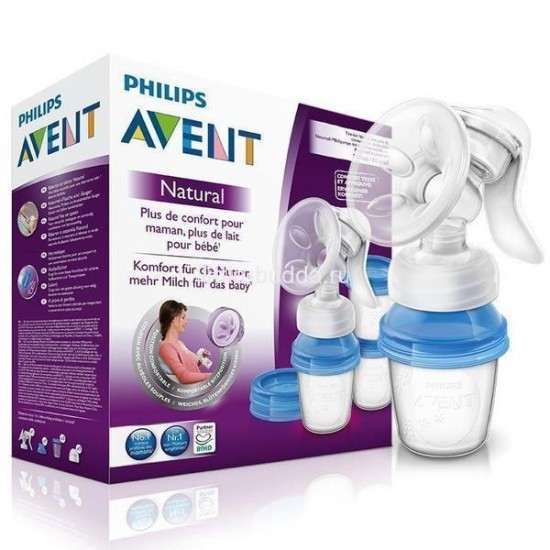 Молокоотсос ручной Philips AVENT SCF330/13 с контейнерами