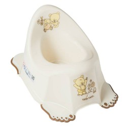 Детский горшок антискользящий ТЕГА TEDDY МИШКИ бежевый