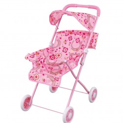 Кукольная коляска/трость FEI LI TOYS  42х34.5х63cm розовый