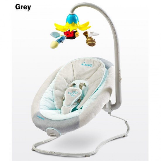 Детский шезлонг Caretero Blossom Grey