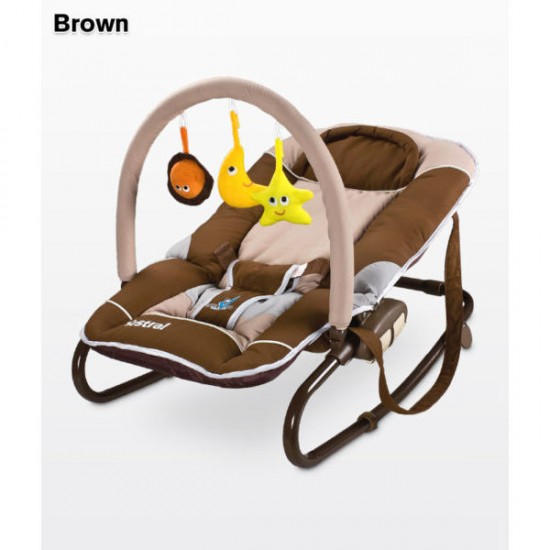 Детский шезлонг Caretero Astral Brown