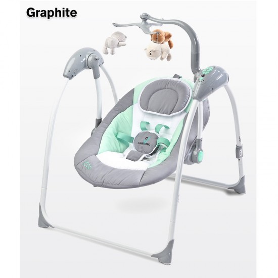 Детские электрокачели Caretero Loop Graphite