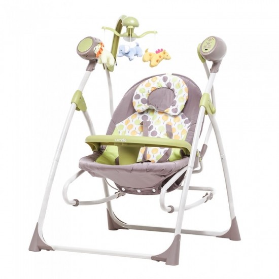 Колыбель качели детские CARRELLO Nanny 3в1 CRL-0005 Green Tree