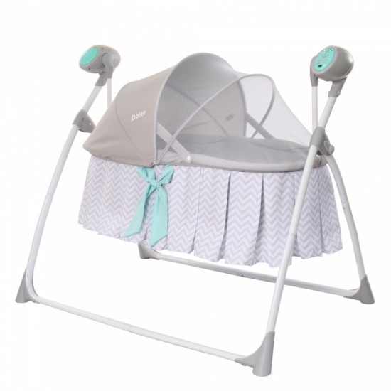 Колыбель качели детские Dolce CARRELLO CRL-7501 Line Grey