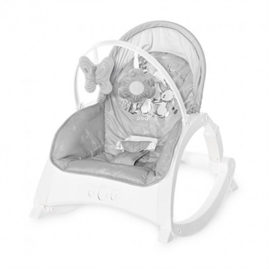 Детский шезлонг Lorelli Enjoy Grey Rabbits/10110112139