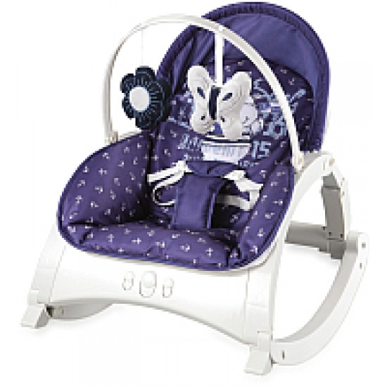 Детский шезлонг Lorelli Alex Dark Blue Hippo 10110121998