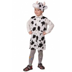 Костюм Бычок Пёстрый черно-белый (плюш) 21-1