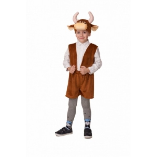 Костюм Бычок Рожок коричневый (плюш) 21-3