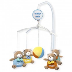 Каруселька с плюшевыми игрушками TK/715 М мишки baby