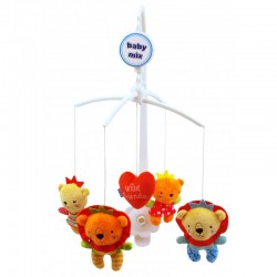 Каруселька с плюшевыми игрушками TK/442М царь зверей