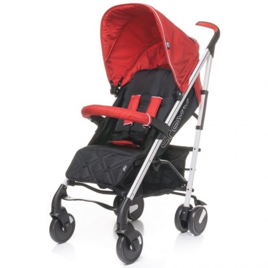 Детская прогулочная коляска 4BABY CROXX dark red