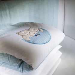 Комплект в коляску LAPPETTI МИШКИНА СЕМЕЙКА Бирюза