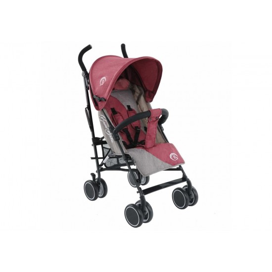 Коляска трость BAMBOLA LINO Брусника/Капучино