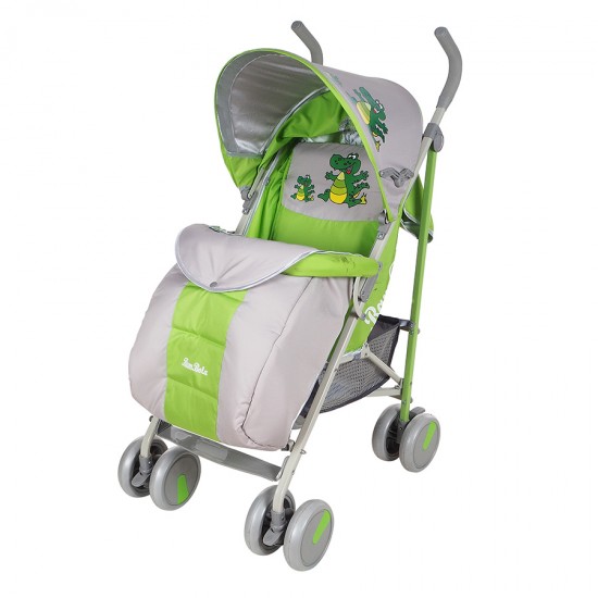 Коляска-трость BamBola  КРОКОДИЛ Зеленый/серый