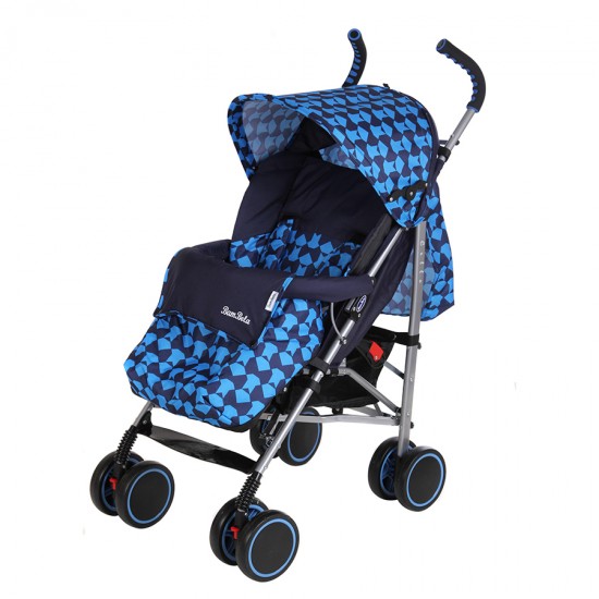 Коляска трость BAMBOLA КЛЕТКА Голубой/Синий