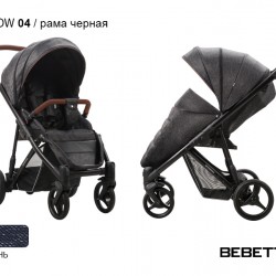Детская прогулочная коляска Bebetto Rainbow 01 рама черная