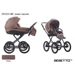 Детская коляска 2 в 1 Bebetto Erness 02 рама черная