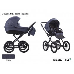 Детская коляска 2 в 1 Bebetto Erness 03 рама черная