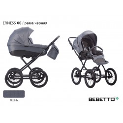 Детская коляска 2 в 1 Bebetto Erness 06 рама черная