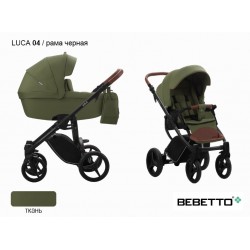 Детская коляска 2 в 1 Bebetto Luca 04 рама черная
