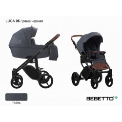 Детская коляска 2 в 1 Bebetto Luca 06 рама черная