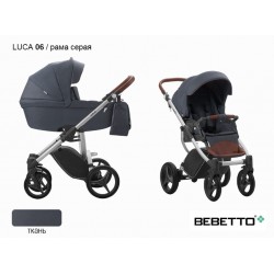 Детская коляска 2 в 1 Bebetto Luca 06 рама серая