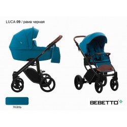 Детская коляска 2 в 1 Bebetto Luca 09 рама черная