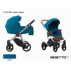 Детская коляска 2 в 1 Bebetto Luca 09 рама серая