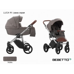 Детская коляска 2 в 1 Bebetto Luca 11 рама серая