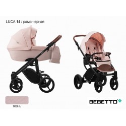 Детская коляска 2 в 1 Bebetto Luca 14 рама черная