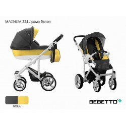 Детская коляска 2 в 1 Bebetto Magnum 224 рама белая