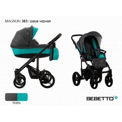 Детская коляска 2 в 1 Bebetto Magnum 383 рама черная