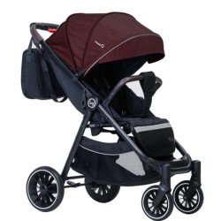 Детская коляска Bubago model Q BG 201 Bordo (бордовый)
