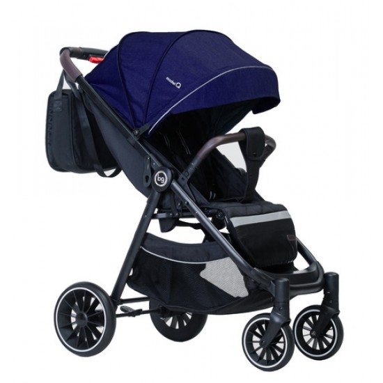 Детская коляска Bubago model Q Air BG 202 Space blue (Космический синий)