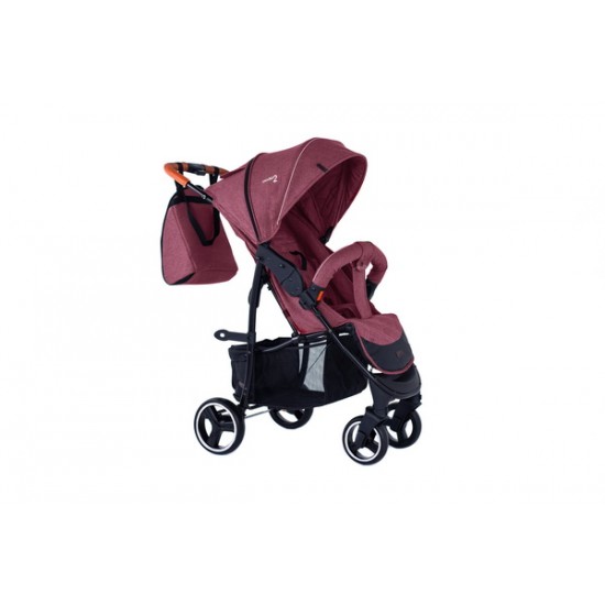 Детская прогулочная коляска Bubago BG 1420/2 MODEL2 Beetroot (Свекольный)