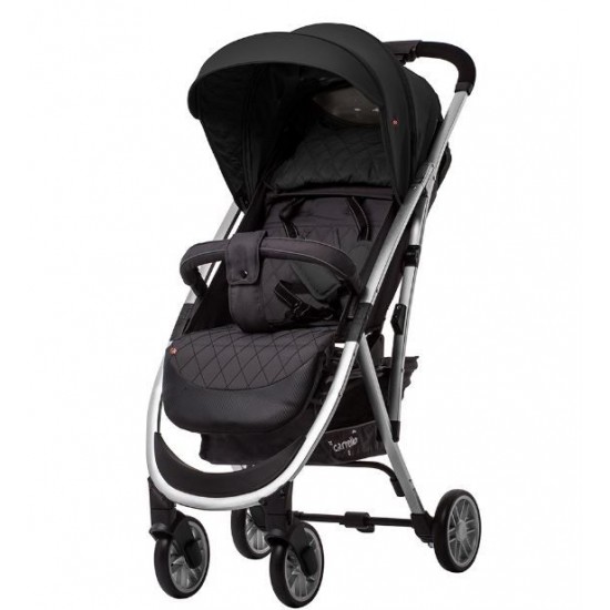 Детская коляска CARRELLO Gloria CRL-8506/1 Iron Gray/черный