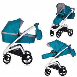 Детская коляска CARRELLO GALAKTIKA Alfa M31 Starry Blue/синий