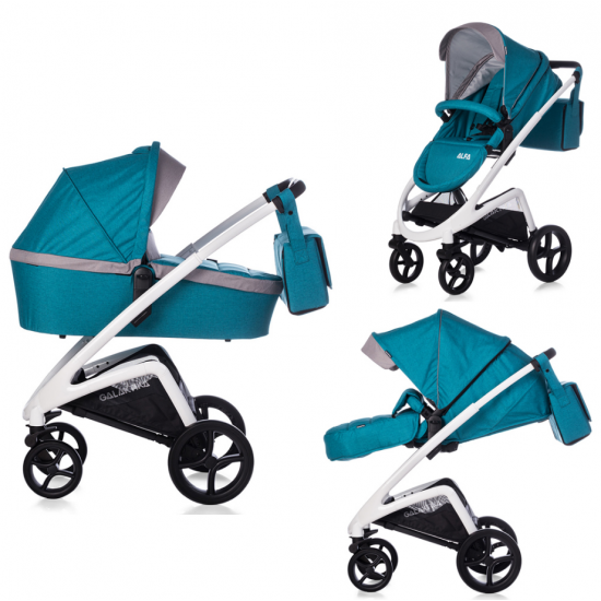 Детская коляска CARRELLO GALAKTIKA Alfa M31 Starry Blue/синий