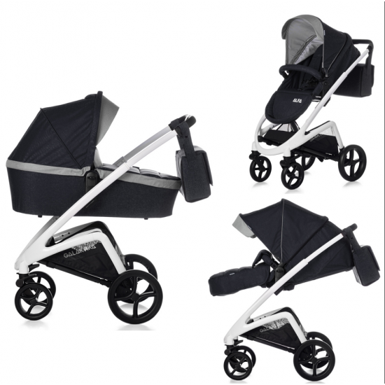 Детская коляска CARRELLO GALAKTIKA Alfa M31 Space Gray/серый